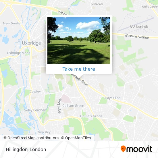 How to get to Hillingdon in Hillingdon by Bus, Train or Tube?