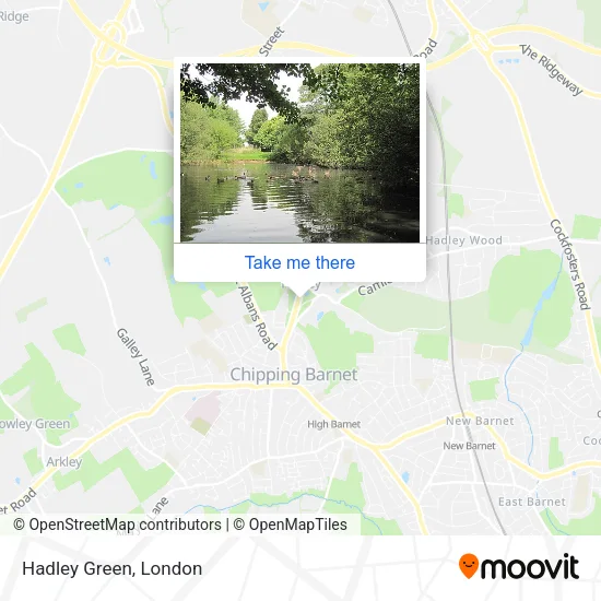 Hadley Green map