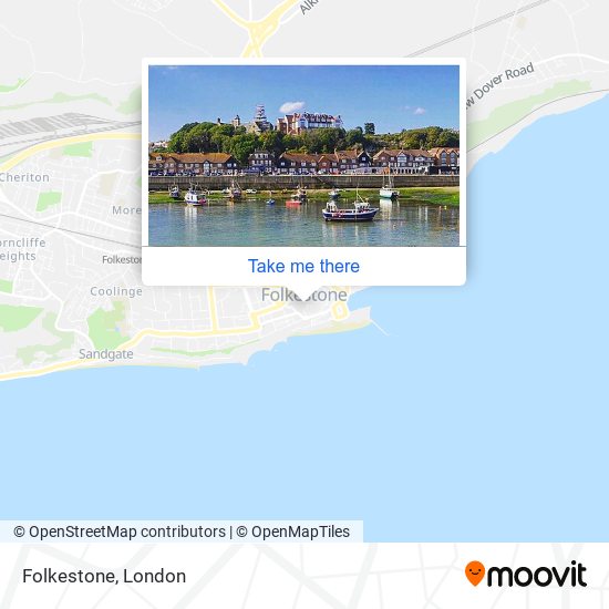 Folkestone map
