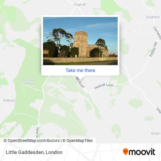 Little Gaddesden map