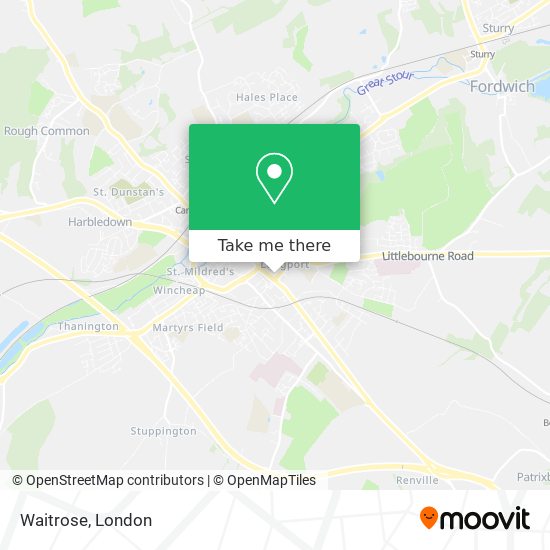Waitrose map