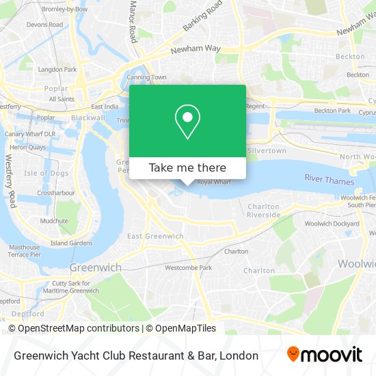 Greenwich Yacht Club Restaurant & Bar map