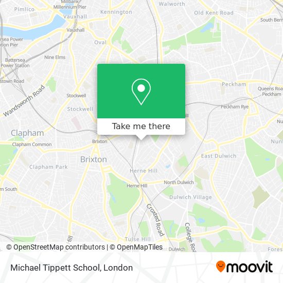 Michael Tippett School map