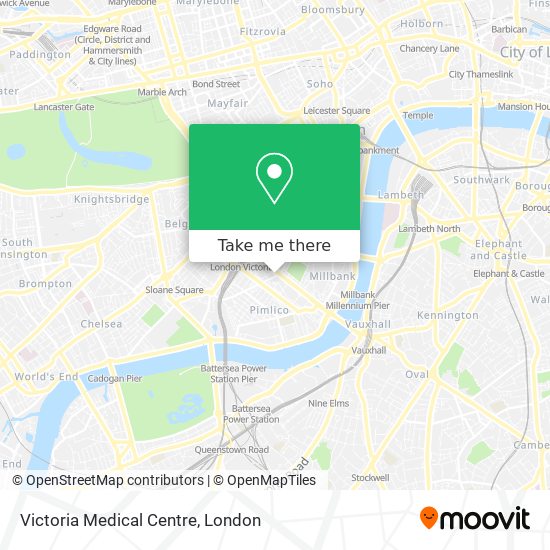 Victoria Medical Centre map