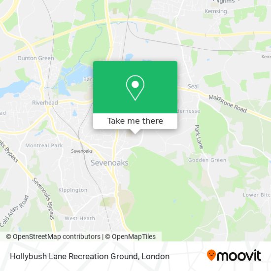 Hollybush Lane Recreation Ground map