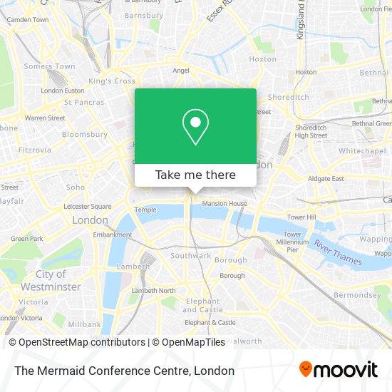 The Mermaid Conference Centre map
