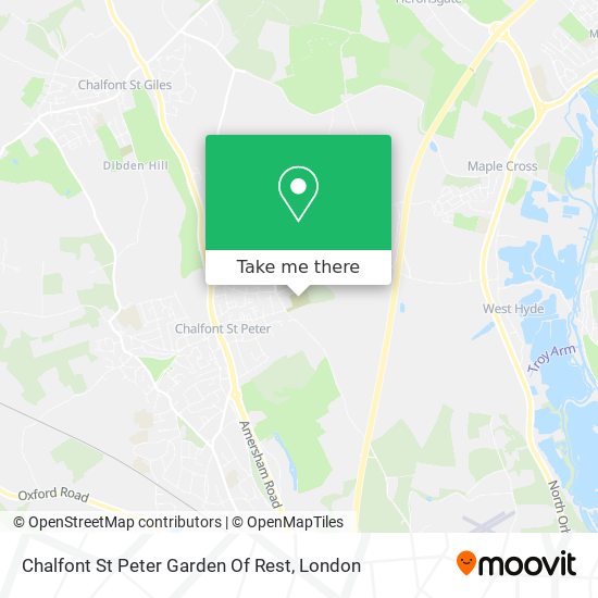 Chalfont St Peter Garden Of Rest map