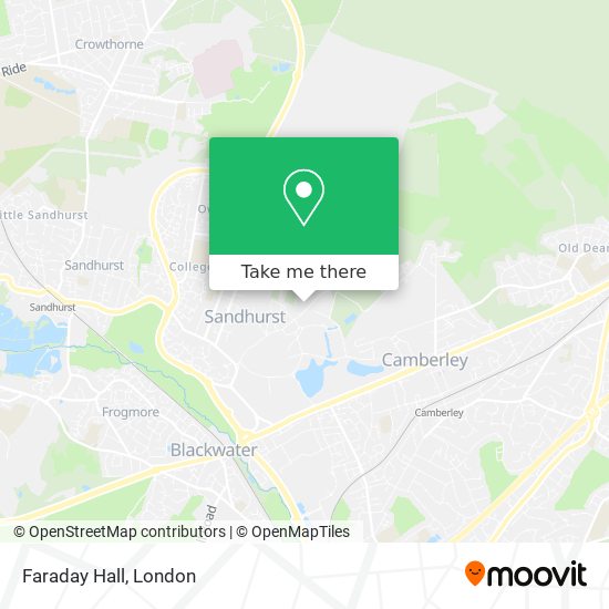 Faraday Hall map