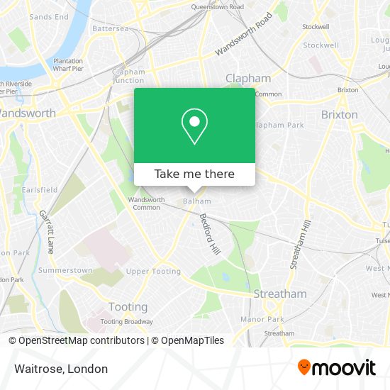 Waitrose map