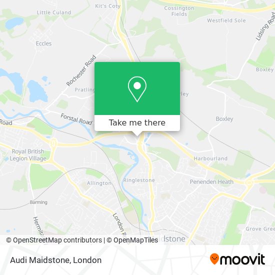 Audi Maidstone map