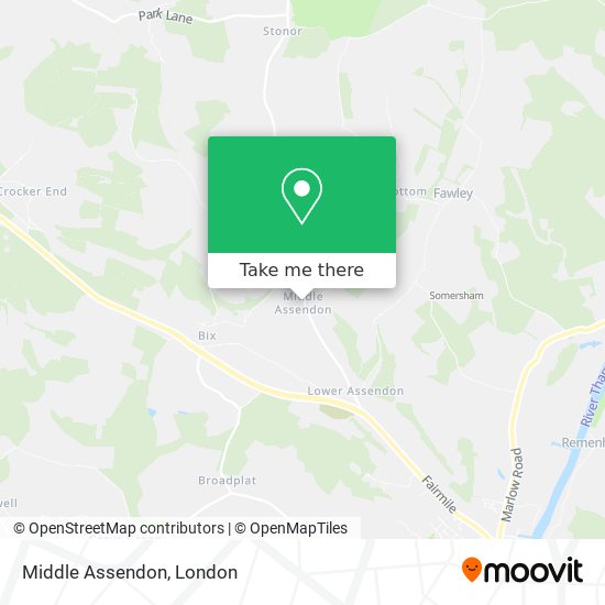 Middle Assendon map