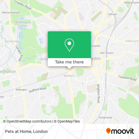 Pets at Home map