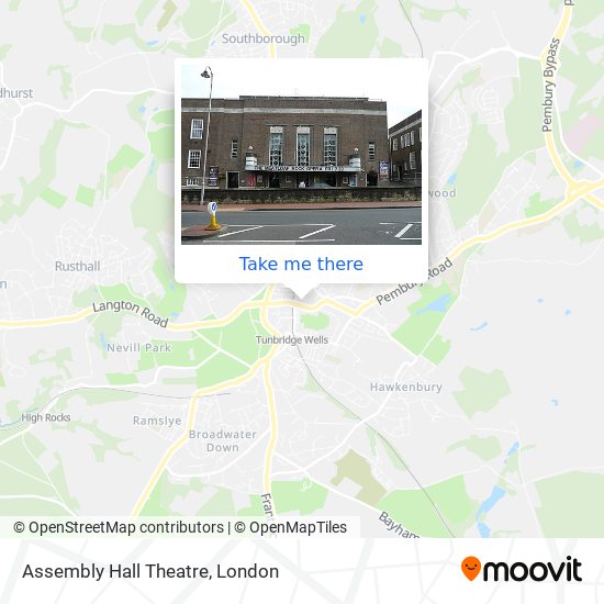 Assembly Hall Theatre map