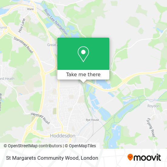 St Margarets Community Wood map