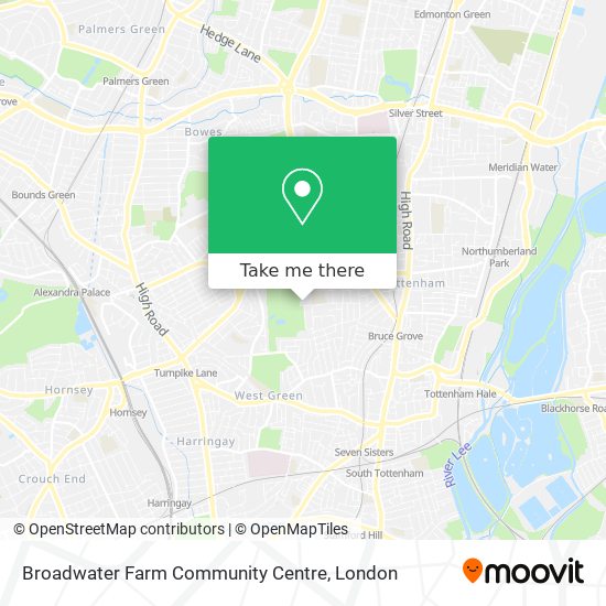 Broadwater Farm Community Centre map