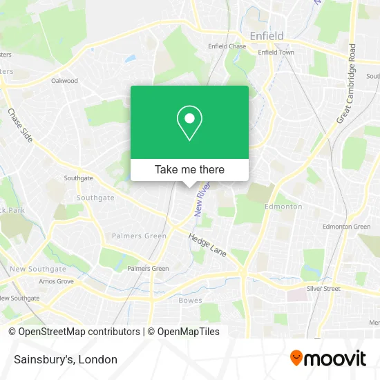 Sainsbury's map