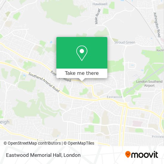 Eastwood Memorial Hall map