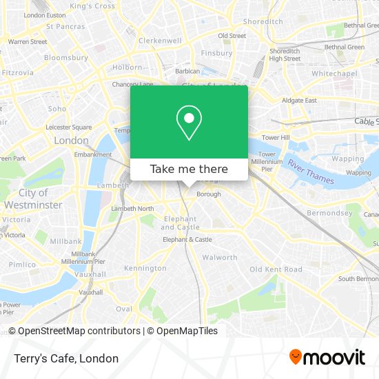 Terry's Cafe map