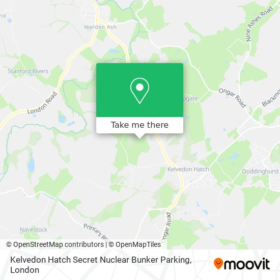 Kelvedon Hatch Secret Nuclear Bunker Parking map