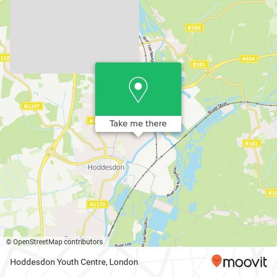 Hoddesdon Youth Centre map