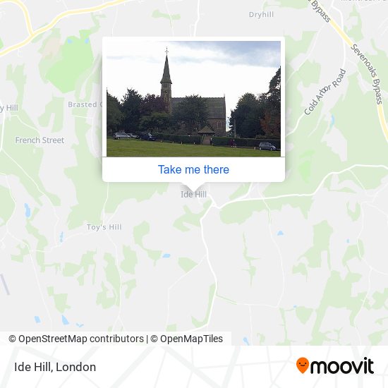Ide Hill map