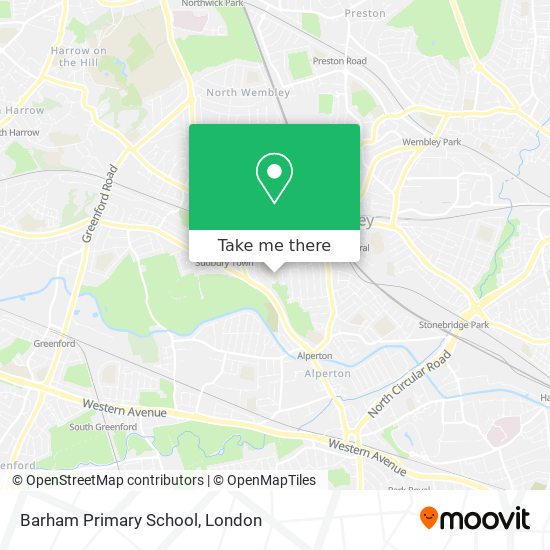 Barham Primary School map