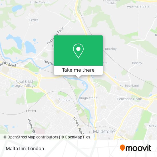 Malta Inn map