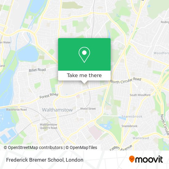 Frederick Bremer School map