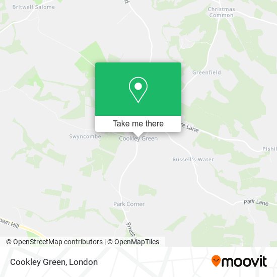 Cookley Green map