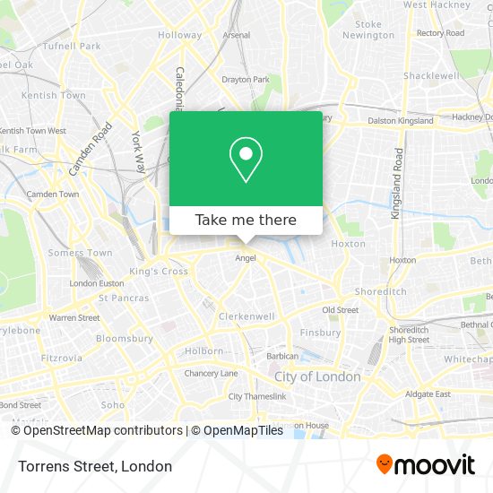 Torrens Street map