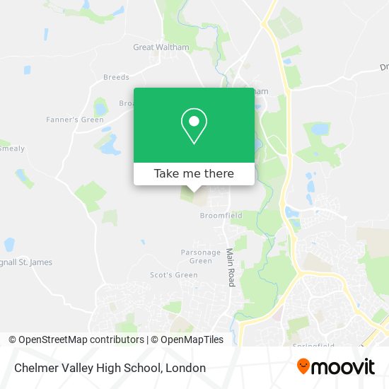 Chelmer Valley High School map
