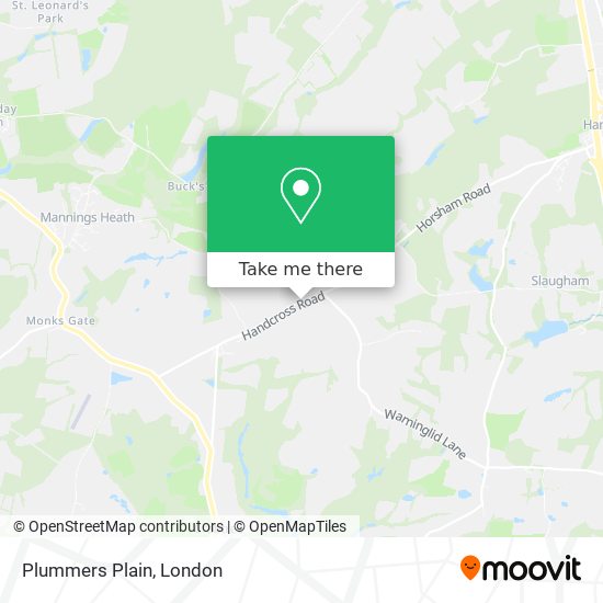 Plummers Plain map