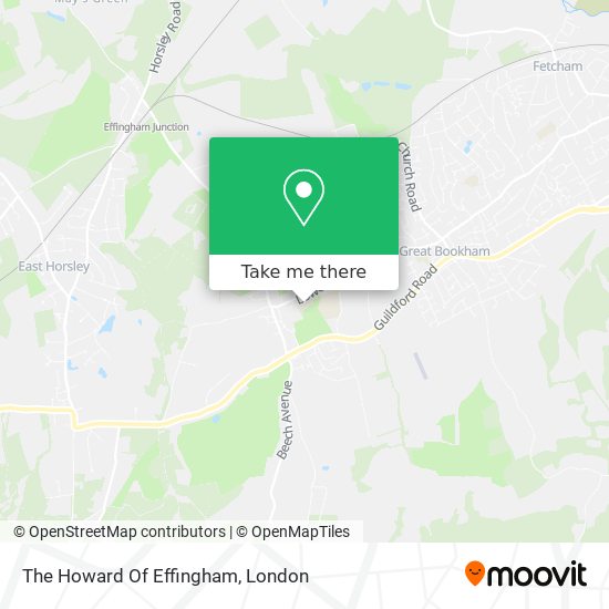 The Howard Of Effingham map
