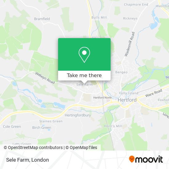 Sele Farm map