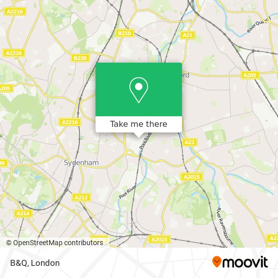 How To Get To B Q In Sydenham By Bus Or Train