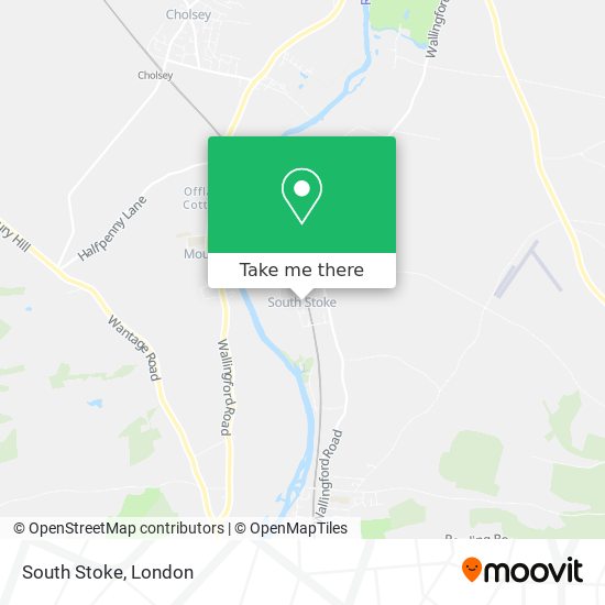 South Stoke map