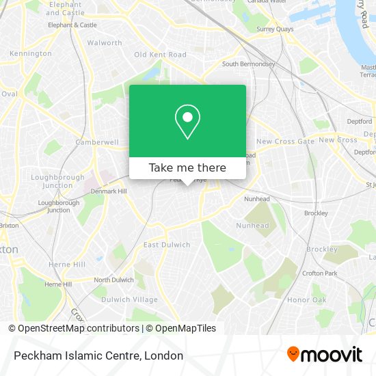 Peckham Islamic Centre map