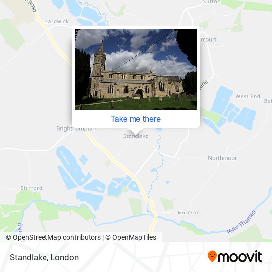 Standlake map