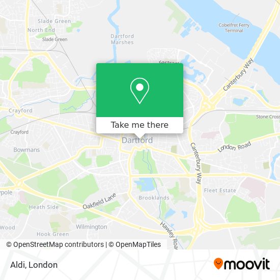Aldi map