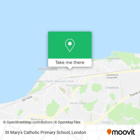 St Mary's Catholic Primary School map