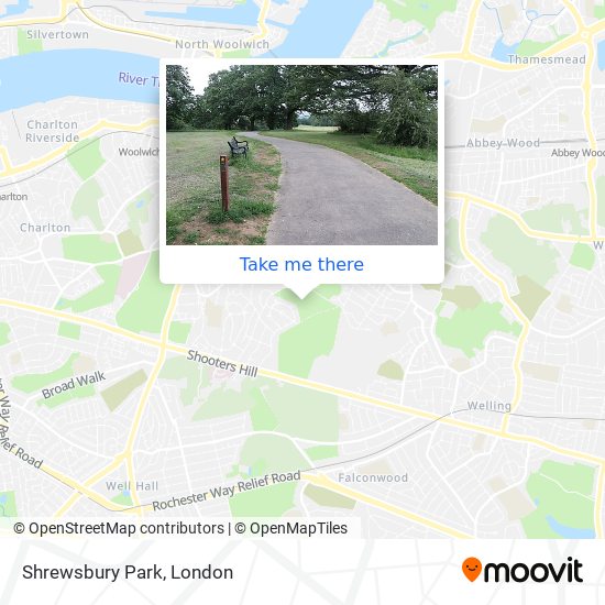 Shrewsbury Park map