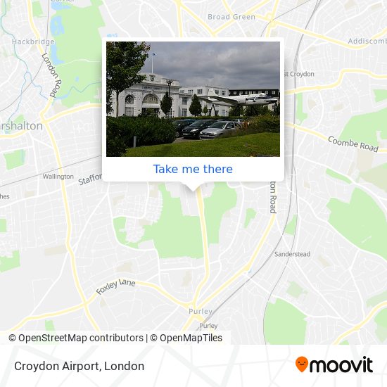 Croydon Airport map