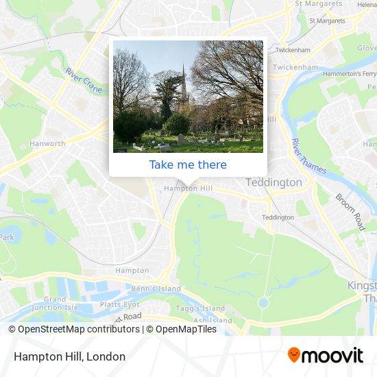 Hampton Hill map