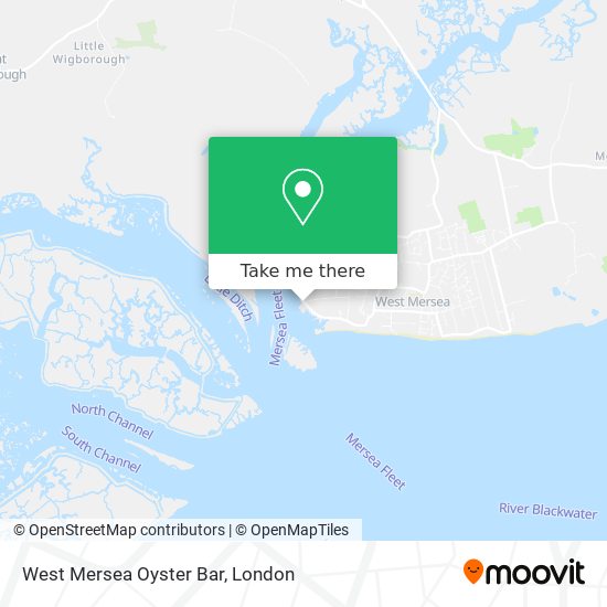 West Mersea Oyster Bar map
