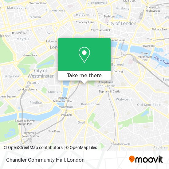 Chandler Community Hall map