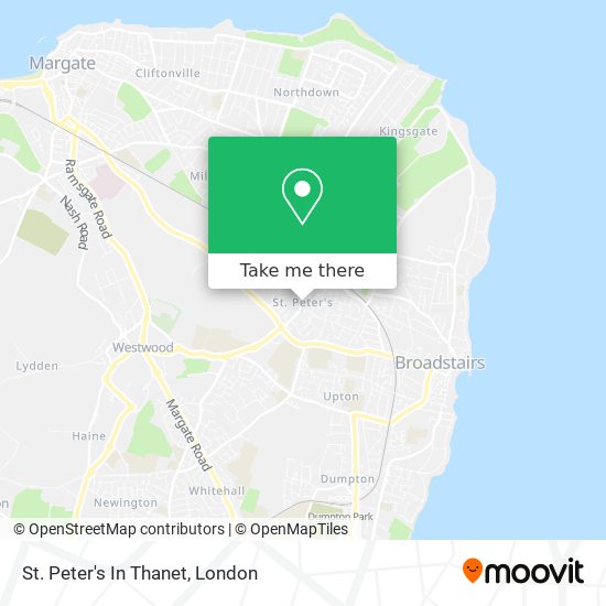 St. Peter's In Thanet map