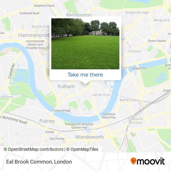 Eel Brook Common map