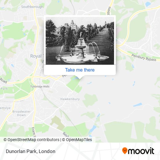 Dunorlan Park map