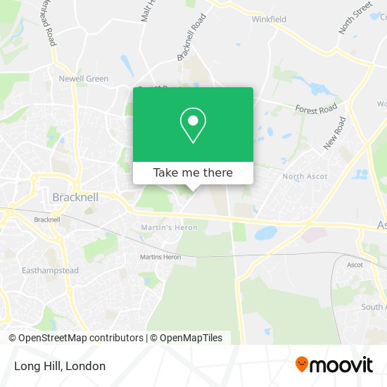 Long Hill map