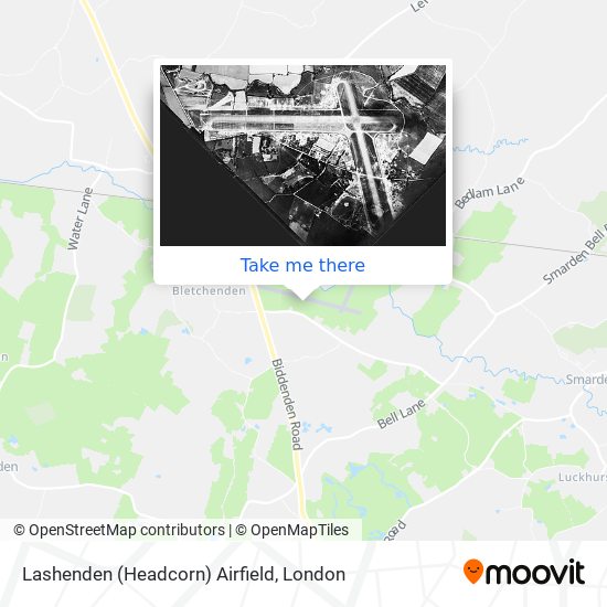 How to get to Lashenden (Headcorn) Airfield in Maidstone by Train or Bus?